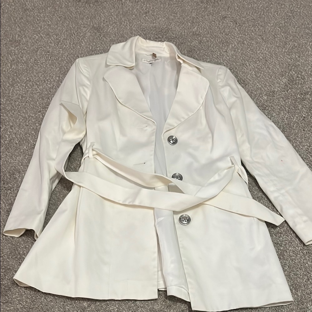 Evan Picone White Tailored Jacket